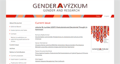 Desktop Screenshot of genderonline.cz